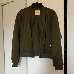 Thread & Supply Olive Green Bomber Jacket